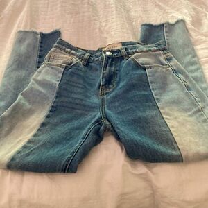 PacSun Paneled Denim Jeans with Rip Stop Hem